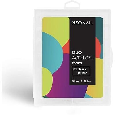 NÉONAIL Unghie Finte Dual Form Forme Duo Acrylgel Gel Unghie Ricostruzione Dual Form Kit Tip Unghie Nail Form Forme Doppie Per Unghie 01 Classic Square Dual Form Quadrate NÉONAIL Unghie Finte Dual Form Forme Duo Acrylgel Gel Unghie Ricostruzione Dual Form Kit Tip Unghie Nail Form Forme Doppie Per Unghie 01 Classic Square Dual Form Quadrate