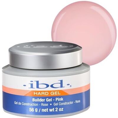 IBD Hard Gel Gel costruttore UV rosa, 56 g MADE IN USA Gel costruttore premium per unghie in gel IBD Hard Gel Gel costruttore UV rosa, 56 g MADE IN USA Gel costruttore premium per unghie in gel