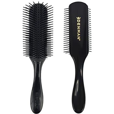Denman Original Curl Definer & Styler, spazzola per capelli a 9 file, D4 Spazzola a 9 file per definizione riccioli bagnati, asciugatura, volume e modellatura dei capelli lunghi Denman Original Curl Definer & Styler, spazzola per capelli a 9 file, D4 Spazzola a 9 file per definizione riccioli bagnati, asciugatura, volume e modellatura dei capelli lunghi