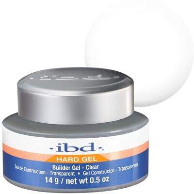 IBD Hard Gel Gel costruttore trasparente, 14 g MADE IN USA Gel costruttore premium per unghie in gel IBD Hard Gel Gel costruttore trasparente, 14 g MADE IN USA Gel costruttore premium per unghie in gel