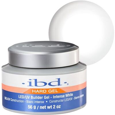 IBD Hard Gel Gel costruttore LED/UV Bianco intenso, 1 confezione (1 x 56 g) MADE IN USA Costruire le unghie a casa senza appuntamenti e saloni per unghie rumorosi IBD Hard Gel Gel costruttore LED/UV Bianco intenso, 1 confezione (1 x 56 g) MADE IN USA Costruire le unghie a casa senza appuntamenti e saloni per unghie rumorosi