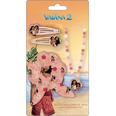 CERDÁ LIFE'S LITTLE MOMENTS Set di bellezza accessori Moana Kit per bambini con scrunchie, pinzette e collana Accessori per capelli con personaggi di Vaiana 2 CERDÁ LIFE'S LITTLE MOMENTS Set di bellezza accessori Moana Kit per bambini con scrunchie, pinzette e collana Accessori per capelli con personaggi di Vaiana 2