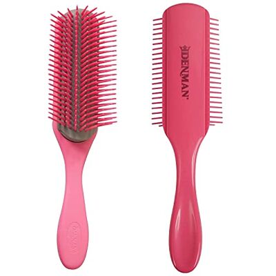 Denman Spazzola D4, 9 File di Dentini, Rosa Denman Spazzola D4, 9 File di Dentini, Rosa