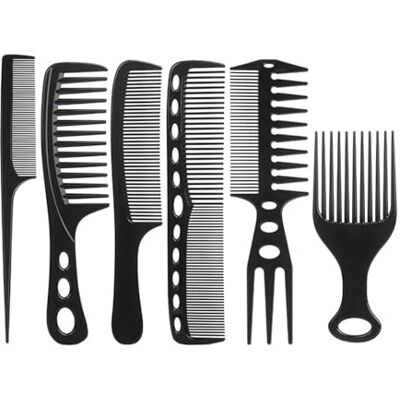 FHGSPQWM Pettine da parrucchiere graduato multifunzione districante per capelli antistatico per la cura dei capelli Set di trucco per parrucchiere Barbiere Parrucchiere FHGSPQWM Pettine da parrucchiere graduato multifunzione districante per capelli antistatico per la cura dei capelli Set di trucco per parrucchiere Barbiere Parrucchiere