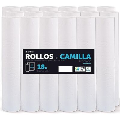 M-OFFICE - Rollo 59x80 Laminato Riciclato - 59 cm x 80 m - Medical Paper Roll M-OFFICE - Rollo 59x80 Laminato Riciclato - 59 cm x 80 m - Medical Paper Roll