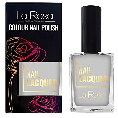 La Rosa Productos Profesionales LaRosa Smalto per unghie Colore energetico con copertura adeguata Formula duratura Buona consistenza Facile applicazione con pennello ben sagomato Bianco 15 ml La Rosa Productos Profesionales LaRosa Smalto per unghie Colore energetico con copertura adeguata Formula duratura Buona consistenza Facile applicazione con pennello ben sagomato Bianco 15 ml