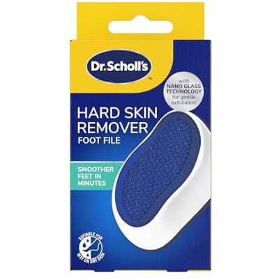 Scholl Lima per piedi in vetro nano e rimozione calli, confortevole, delicata per la rimozione di pelle dura e calli Scholl Lima per piedi in vetro nano e rimozione calli, confortevole, delicata per la rimozione di pelle dura e calli