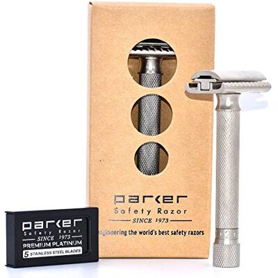 Parker rasoio di sicurezza variant regolabile versione cromata Parker rasoio di sicurezza variant regolabile versione cromata