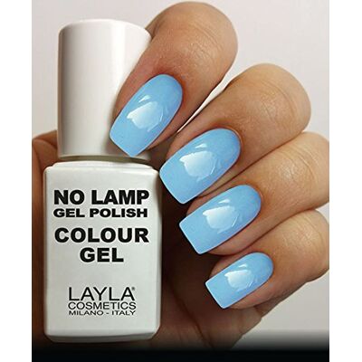 Layla Cosmetici Layla No Lamp Gel Polish Breezy Blue - Smalto gel Layla Cosmetici Layla No Lamp Gel Polish Breezy Blue - Smalto gel