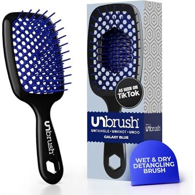 FHI Heat Spazzola Capelli Indolore UNbrush, Adatta a Tutti i Tipi di Capelli, Bagnati o Asciutti Spazzola Districante per Capelli Ventilata con Setole Antistatiche DuoFlex Blu Galaxy FHI Heat Spazzola Capelli Indolore UNbrush, Adatta a Tutti i Tipi di Capelli, Bagnati o Asciutti Spazzola Districante per Capelli Ventilata con Setole Antistatiche DuoFlex Blu Galaxy