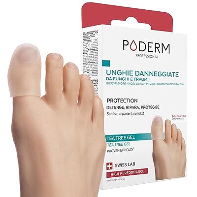PODERM FUNGO DELL'UNGHIA PROTEZIONE E RIPARAZIONE DELLA PUNTA DEL PIEDE GEL BREVETTATO TEA TREE Favorisce una Crescita Uniforme Principi Attivi Naturali al 100% Swiss Lab PODERM FUNGO DELL'UNGHIA PROTEZIONE E RIPARAZIONE DELLA PUNTA DEL PIEDE GEL BREVETTATO TEA TREE Favorisce una Crescita Uniforme Principi Attivi Naturali al 100% Swiss Lab