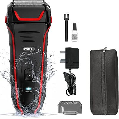 Wahl Clean and Close Plus, rasoio elettrico da uomo, rasoio elettrico da uomo, rasatura per barba, rasoio viso, lamina flessibile, trimmer di precisione, completamente impermeabile, facile da pulire, Wahl Clean and Close Plus, rasoio elettrico da uomo, rasoio elettrico da uomo, rasatura per barba, rasoio viso, lamina flessibile, trimmer di precisione, completamente impermeabile, facile da pulire,