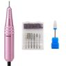 song5 lima per unghie elettrica Macchina portatile per le unghie per unghie elettrica Set Pen Manicure Machine Pedicure Nail File Art Drill Kit da trapano con trapano in ceramica (Color : 257 Pink)