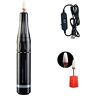 song5 lima per unghie elettrica 3500. 0RPM. Macchina per unghie elettrica per unghie Manicure Nail Gel Polisher Nail File Manicure Drill Set Profession Nail Tool per il salone per unghie (Color : BK-A)