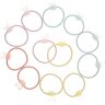 ABOOFAN 20 Pezzi Bracciali Elastici Per Corda Per Alla Moda Porta Coda Di Cavallo Colorato Elastici Per Doccia Lanello Per Lega Il Copricapo Braccialetto Elasticità Ragazza