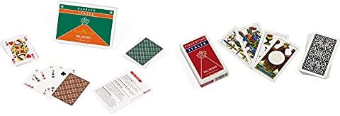 Dal Negro --90078 Burraco Italia, Carte Da Gioco, Multicolore, 822041 & 10070 Piacentine Italia Carte Da Gioco Regionali, Astuccio Rosso