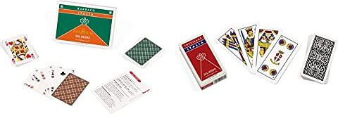 Dal Negro --90078 Burraco Italia, Carte Da Gioco, Multicolore, 822041 & 10073 Trevisane Italia Carte Da Gioco Regionali, Astuccio Rosso