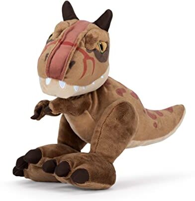 Schmidt Spiele - Jurassic World-Peluche a Forma di Dinosauro Toro, 27 cm,