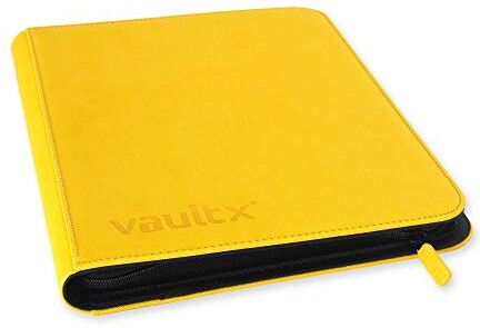 Vault X ® Raccoglitore per Carte in eXo-Tec ® di Alta qualità con Zip – 9 Tasche per Pagina – Album per 360 Carte o Figurine – per Giochi di Carte Collezionabili