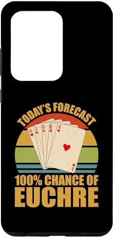 Funny Euchre Card Game Custodia per Galaxy S20 Ultra Gioco di carte Euchre Vintage Funny Previsioni di oggi