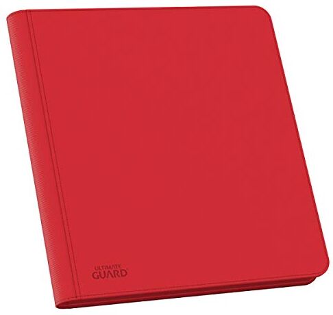 Ultimate Guard 12 Pocket Quadrow Zipfolio Xenoskin Red