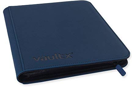 Vault X ® Raccoglitore per Carte in eXo-Tec ® di Alta Qualità con Zip – 9 Tasche per Pagina – Album per 360 Carte o Figurine – Per Giochi di Carte Collezionabili