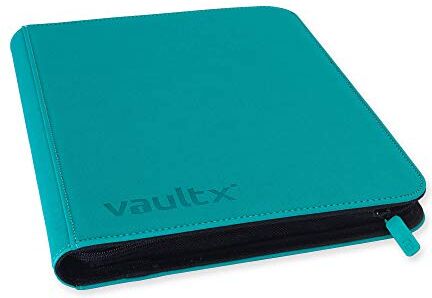 Vault X ® Raccoglitore per Carte in eXo-Tec ® di Alta Qualità con Zip – 9 Tasche per Pagina – Album per 360 Carte o Figurine – Per Giochi di Carte Collezionabili