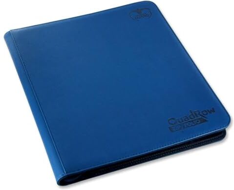 Ultimate Guard Zipfolio 480-24-Pocket XenoSkin (Quadrow) Bleu