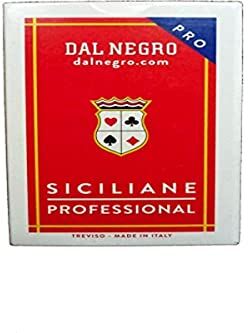 Dal Negro Carte Regionali Italiane Siciliane, Plastica, Multicolore