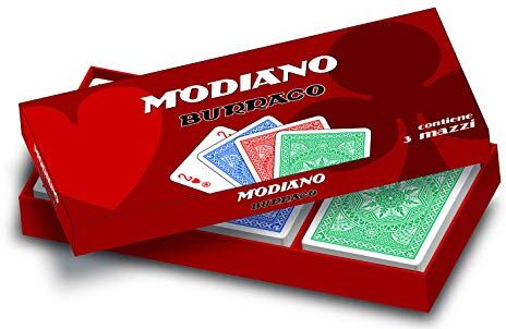 Modiano - Burraco, , - Burraco, , 3 mazzi di carte