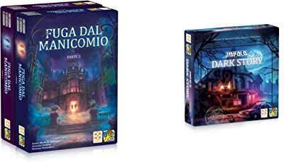 dV Giochi Fuga dal Manicomio, DVG5718 & Unfold Dark Story Gioco da Tavolo in Italiano