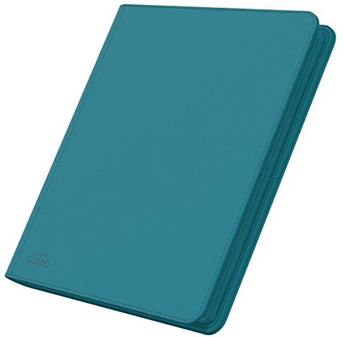 Ultimate Guard 12 Pocket Quadrow Zipfolio Xenoskin Petrol Blue, blu vinaccia