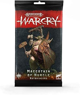 Games Workshop Warhammer AoS Warcry : Nurgle Rotbringers Confezione di Carte