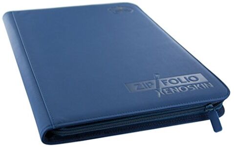 Ultimate Guard Zipfolio 360-18-Pocket XenoSkin Bleu