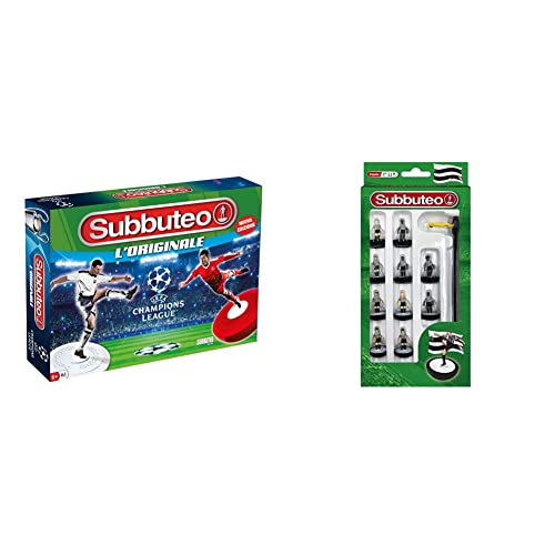 Rocco Giocattoli Subbuteo Champions League, dai 6 ani in su & SUBBUTEO SQUADRA BIANCO/NERO CM11X23X4 LS-041744*