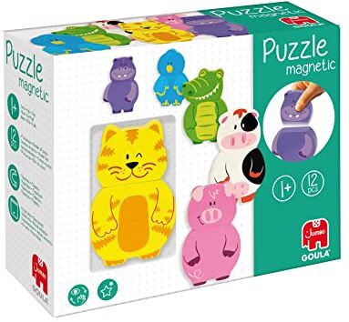 Goula , Puzzle Magnetico Intercambiabile, Colore Multicolore,