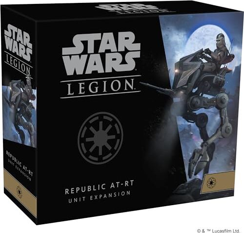 Atomic , Star Wars Legion: Galactic Republic Expansions: Republic AT-RT Unit, Unit Expansion, Miniatures Game, Ages 14+, 2 Players, 90 Minutes Playing Time