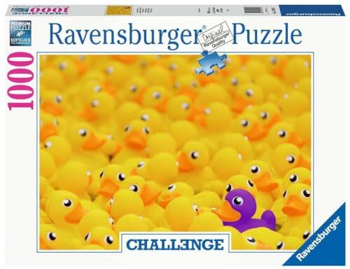 Ravensburger Puzzle Paperelle, Collezione Challenge, 1000 Pezzi, Idea regalo, per Lei o Lui, Puzzle Adulti