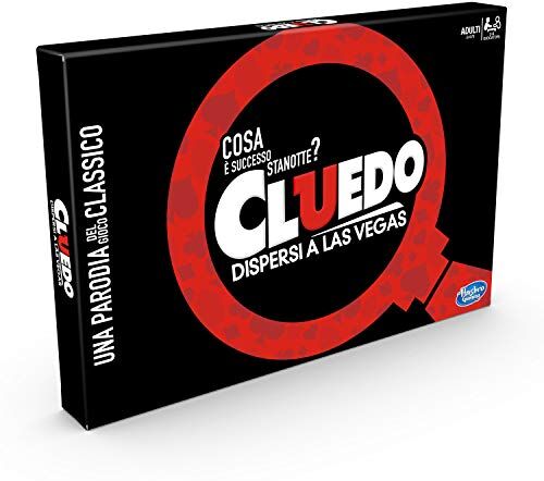 Hasbro - Gioco Cluedo Disperso a Las Vegas, Single, Multicolore, E4978