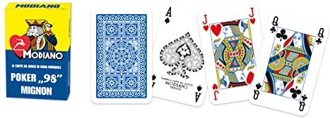 Modiano Poker 98 Blu Mignon