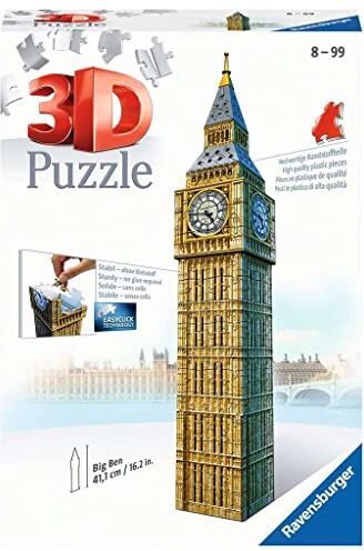 Ravensburger Big Ben 3D Jigsaw Puzzle for Adults and Kids Age 8 Years Up 216 Pieces No Glue Required