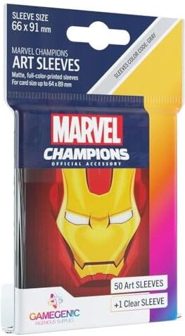 Fantasy Flight Games Marvel Champions: Official Sleeves: Captain Marvel Card Game