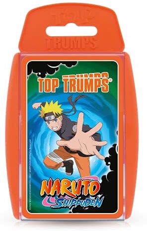 Winning Moves TOP TRUMPS NARUTO SHIPPUDEN Giochi di carte Gioco da tavolo Versione francese