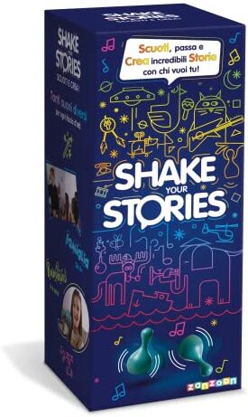 Asmodee : Shake Your Stories, Divertente Gioco da Tavolo di Narrazione e Fantasia, Inventa un Racconto con i Suoni, Edizione in Italiano