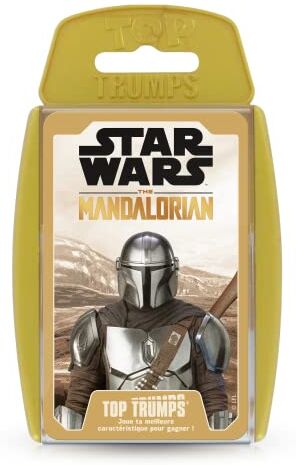 Winning Moves Top Trumps Star Wars The Mandalorian Gioco da Tavolo Gioco di Carte Gioco di Battaglia Versione Francese