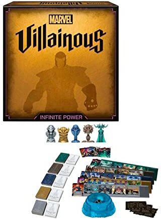 Ravensburger Marvel Villainous Infinity Power, versione in spagnolo, set di Light Strategy e famigliare, 2-4 giocatori, Età consigliata 12+