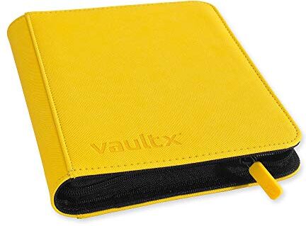 Vault X Raccoglitore per Carte in Exo-Tec di Alta Qualità con Zip – 4 Tasche per Pagina – Album per 160 Carte o Figurine – Per Giochi di Carte Collezionabili