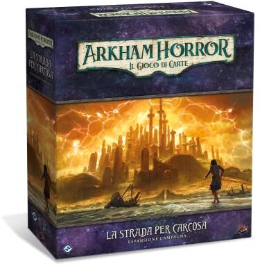 Asmodee Arkham Horror, Il Gioco di Carte: La Strada per Carcosa, Espansione Campagna, Edizione in Italiano, 9675,