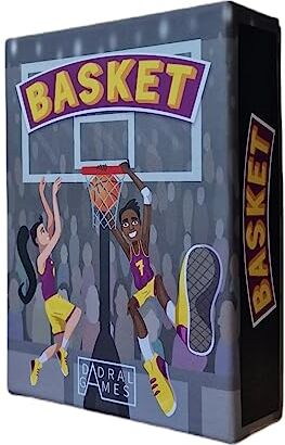 Dadral Games Gioco di Carte BASKET   Gioco basket   Dai 6 Anni   Regali basket   Regalo ragazzo/ragazza   Giochi da tavolo   Multilingue