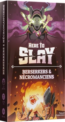 Asmodee TeeTurtle Here to Slay Estensione: Berserkers e Negromanti Giochi da tavolo Giochi di carte Giochi per adulti e bambini dai 10 anni 2-6 giocatori Versione francese